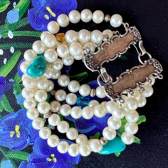 Foree Hunsicker Sterling Silver Multi Strand Bracelet - Picture 13 of 13